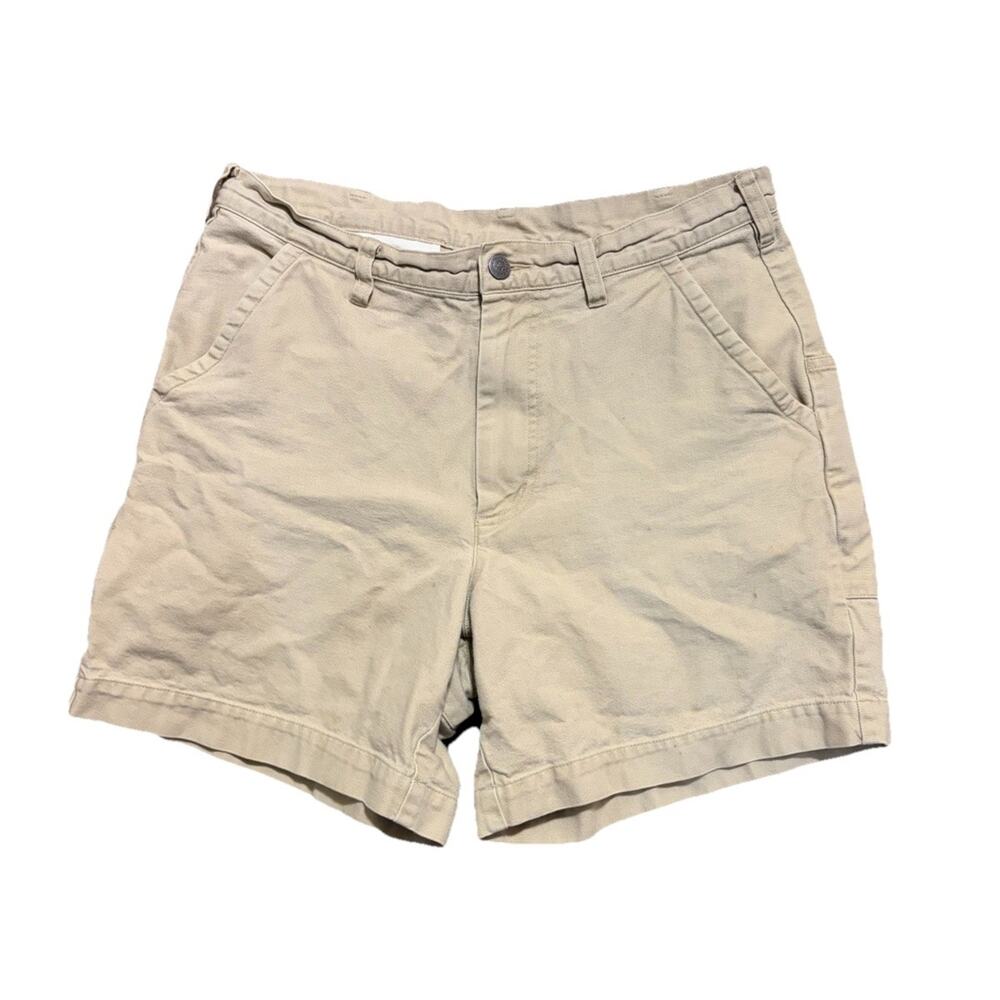 Patagonia Khaki Shorts, Size 32,Hiking Outdoors Organic Cotton
